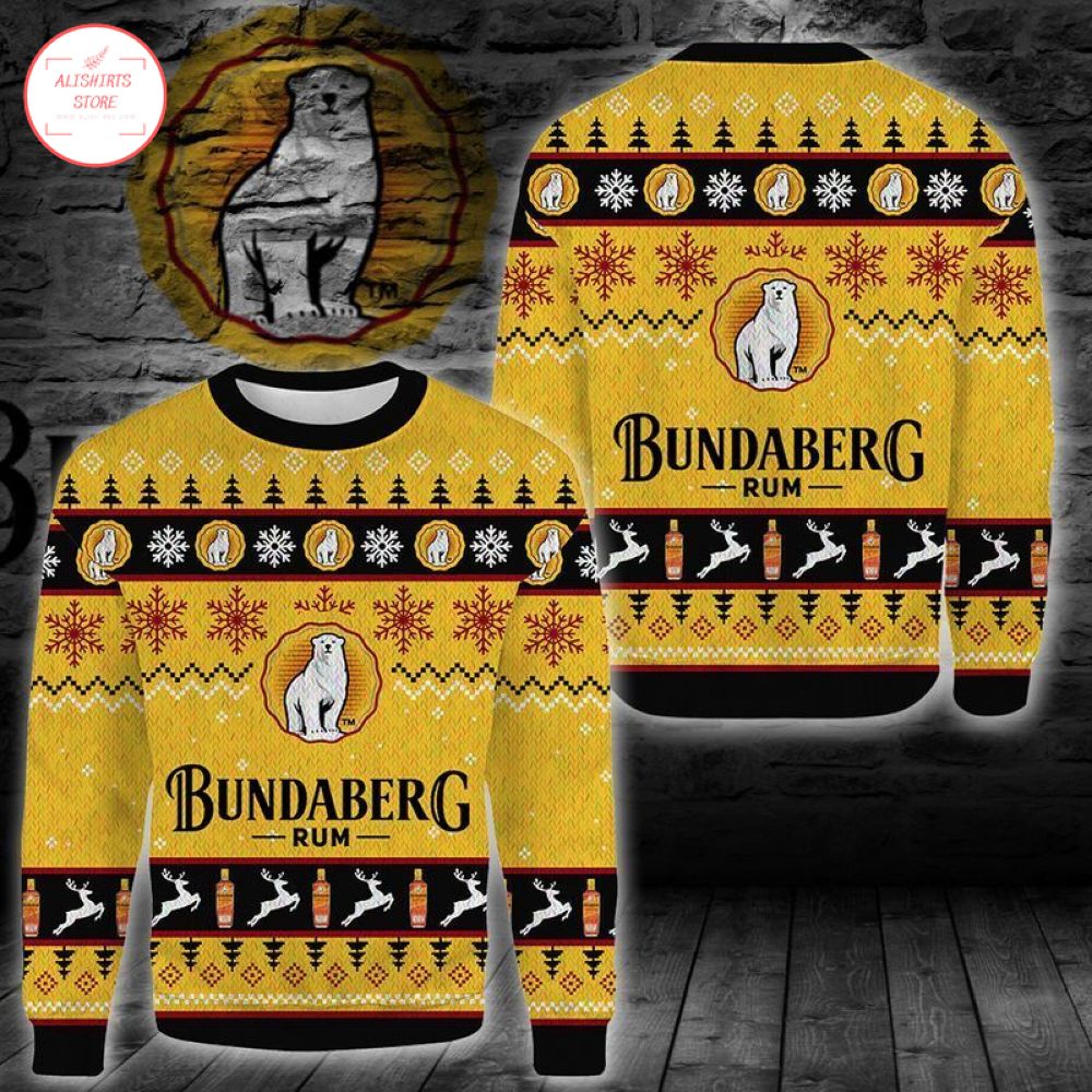 Bundaberg Brewed Rum Christmas Ugly Sweater