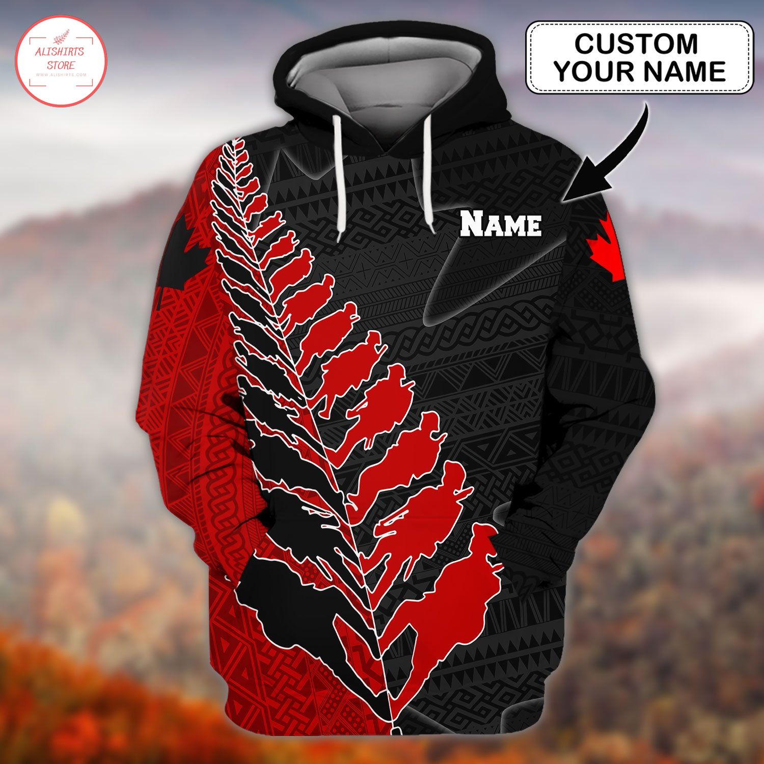 Canada Veteran Personalized Hoodie 3D