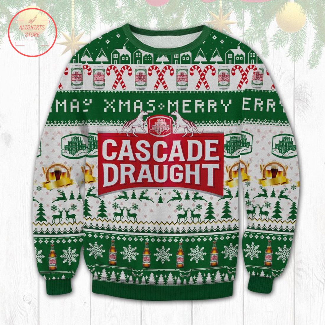 Cascade Draught Ugly Christmas Sweater