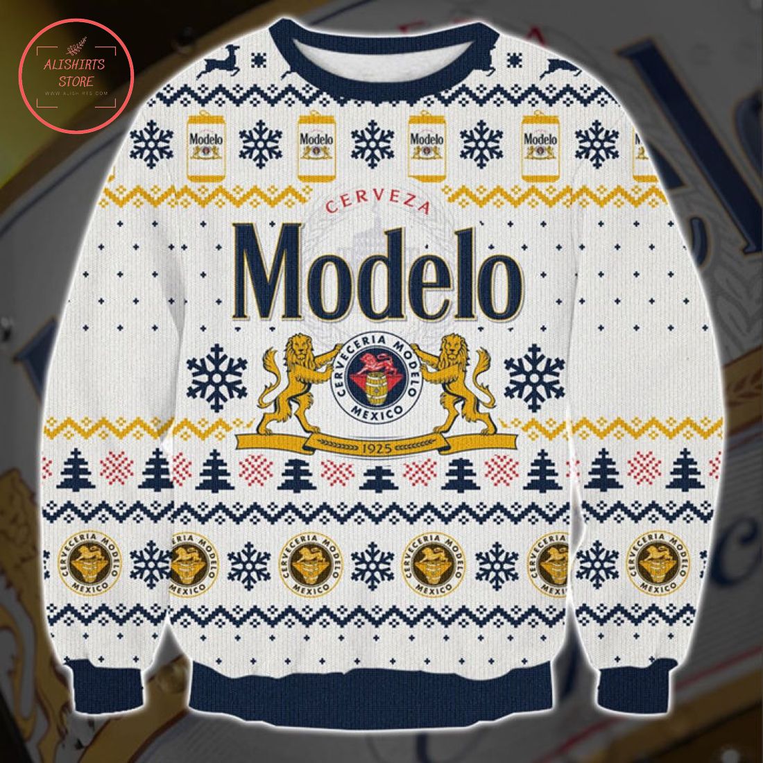 Cerveza Modelo Ugly Christmas Sweater