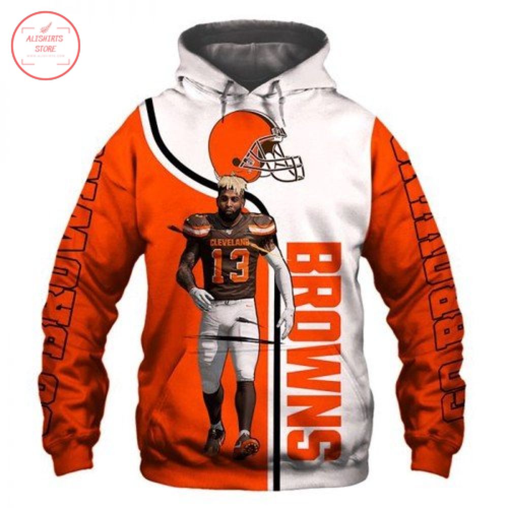 Cleveland Browns Nfl 13 Odell Beckham Jr Hoodie 3D