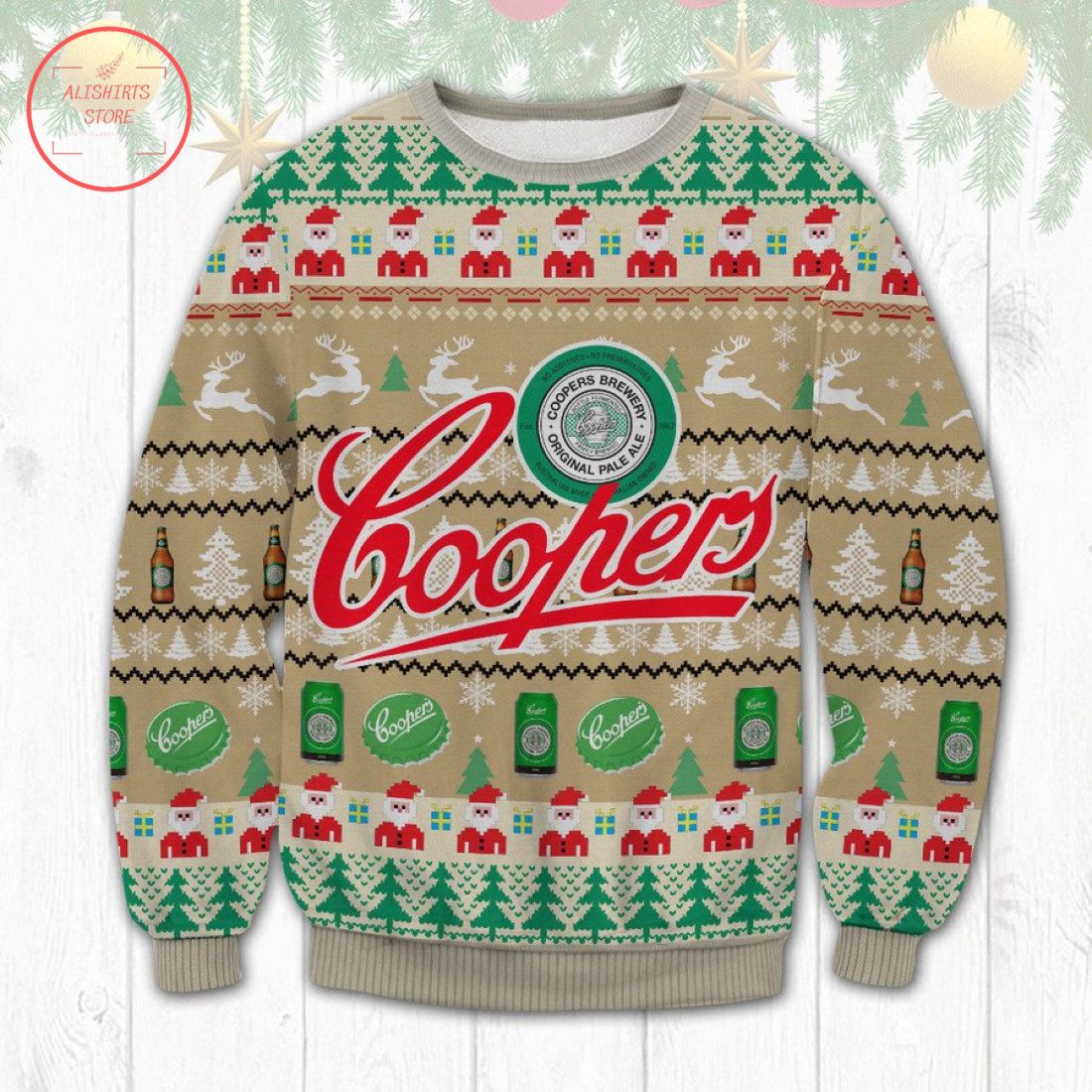 Coopers Original Pale Ale Ugly Christmas Sweater