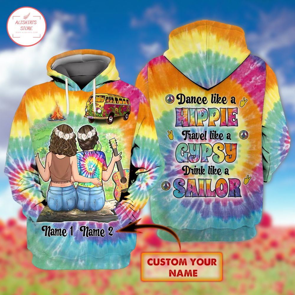 Dance Like a Hippie Personalized Hoodie 3d