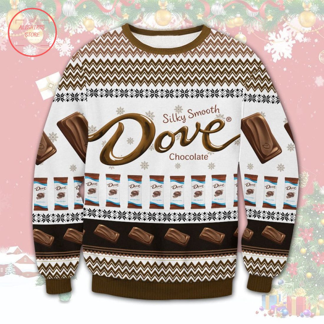 Dove Milk Chocolate Ugly Christmas Sweater