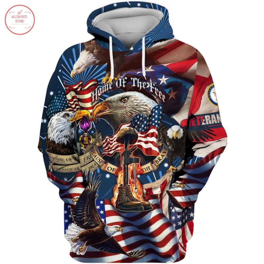 Eagle Veteran Astra Print Hoodie 3D