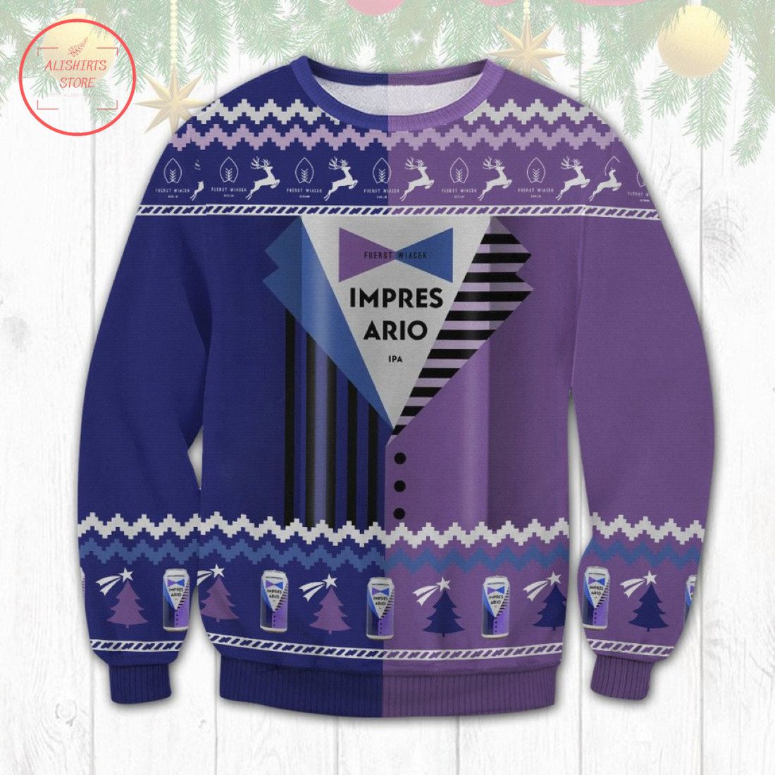 Fuerst Wiacek Impresario IPA Ugly Christmas Sweater