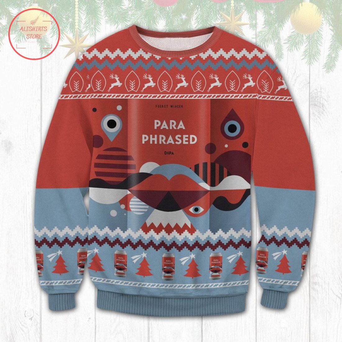 Fuerst Wiacek Para Phrased Ugly Christmas Sweater