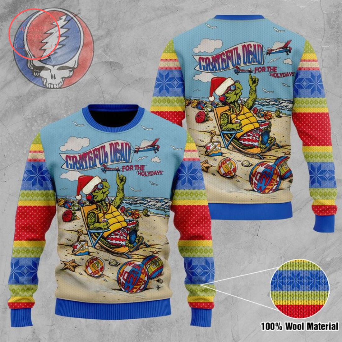 Grateful Dead Ugly Christmas Sweater