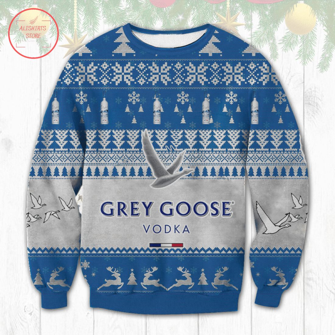 Grey Goose Vodka Ugly Christmas Sweater