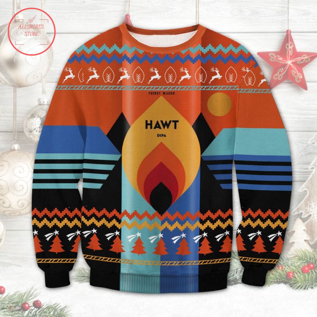 Hawt Dipa Fuerst Wiacek Ugly Christmas Sweater