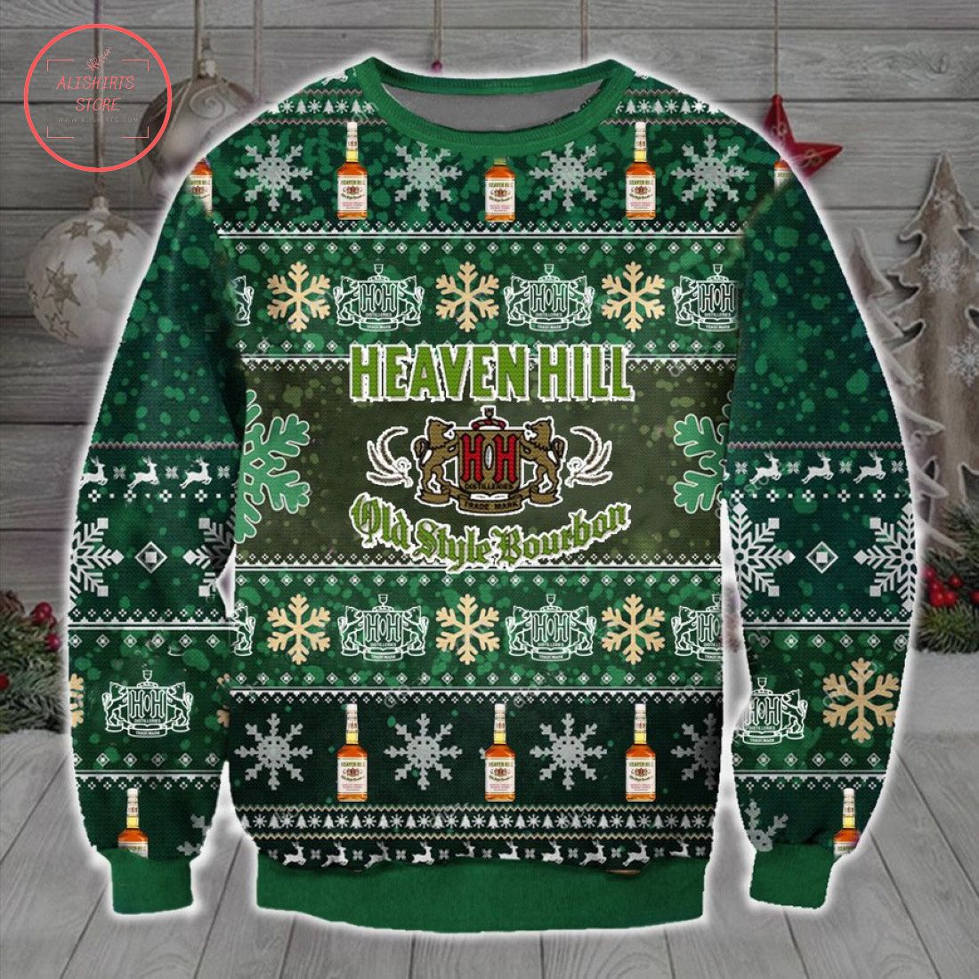 Heaven Hill Bourbon Ugly Christmas Sweater