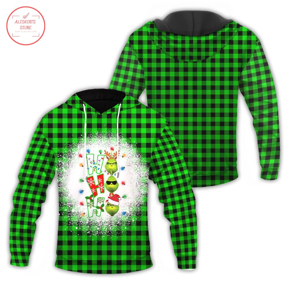 Ho Ho Ho Grinch Hoodie Shirts