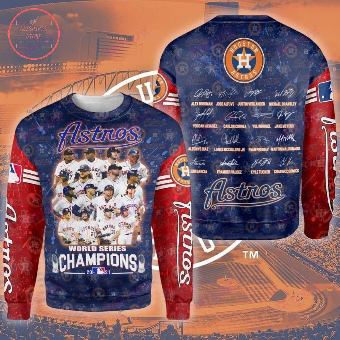 Houston Astros Mlb World Series Champions 2021 All Over Printed Shirt