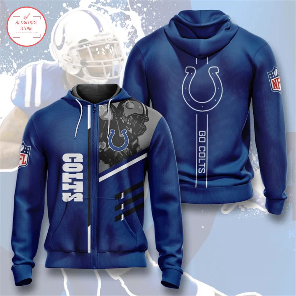 Indianapolis Colts Go Hoodie 3d