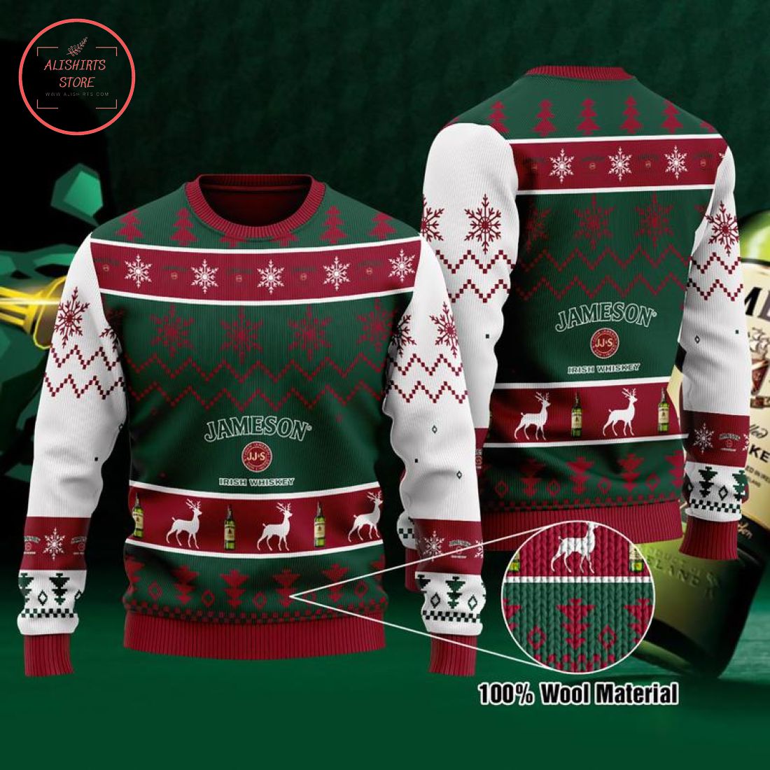 Jameson Irish Ugly Christmas Sweater