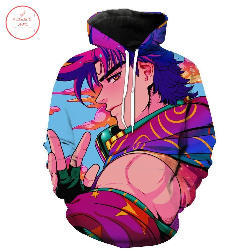 Joseph Joestar Jojo Bizarre Anime Hoodie 3D