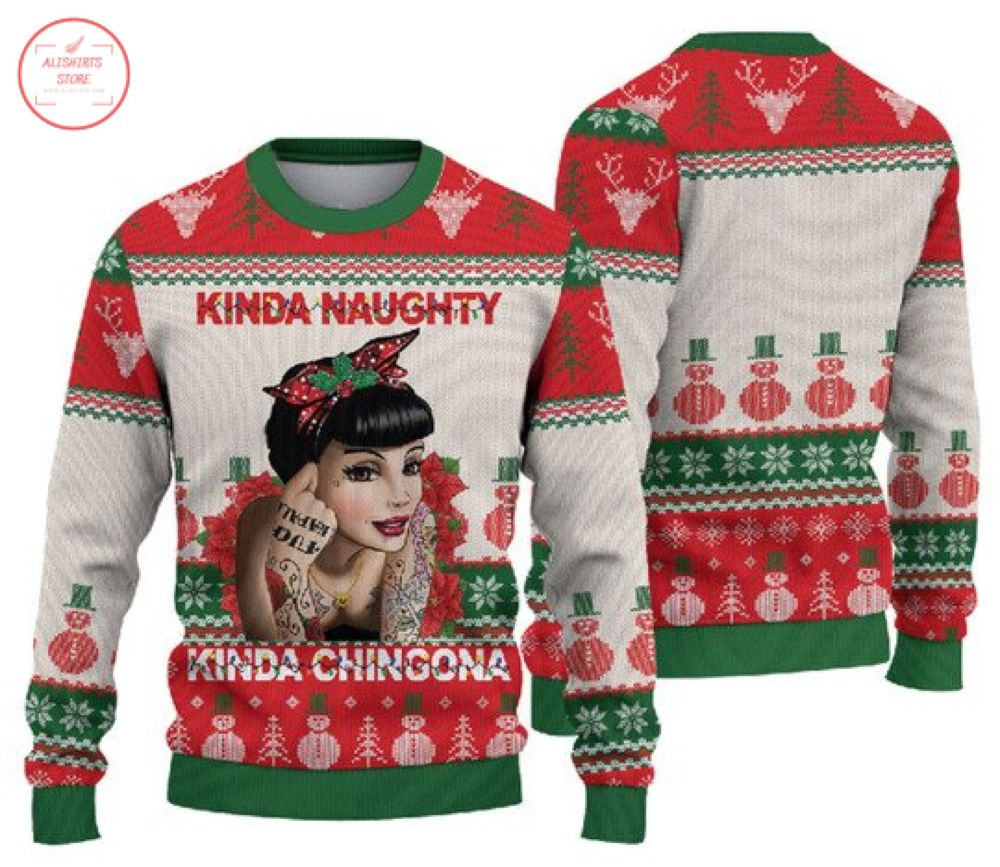 Kinda Naughty Christmas Ugly Sweater