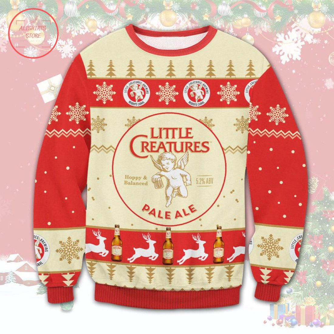 Little Creatures Pale Ale Ugly Christmas Sweater