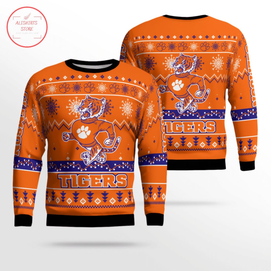 NCAA Clemson Tigers Ugly Christmas Sweater