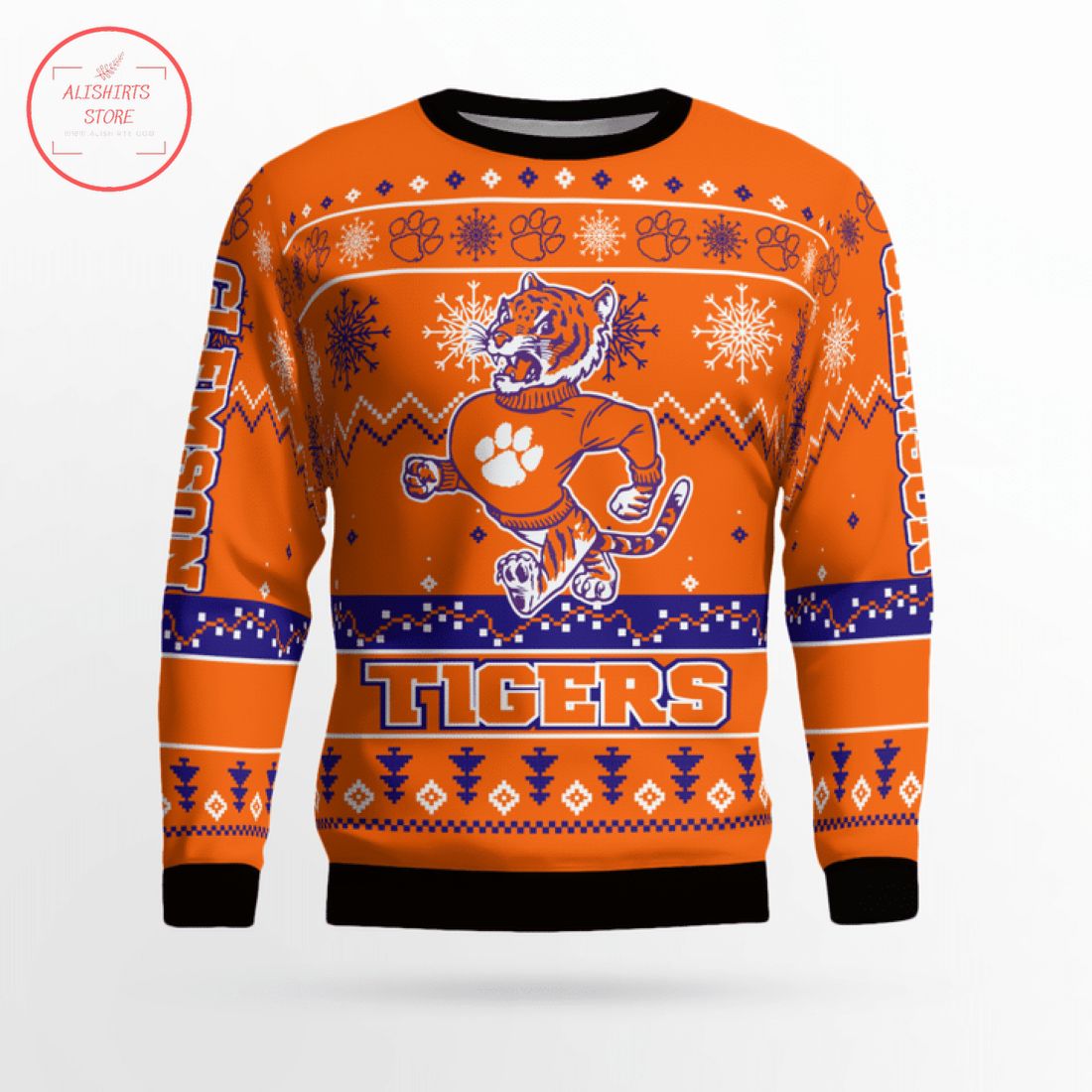 NCAA Clemson Tigers Ugly Christmas Sweater