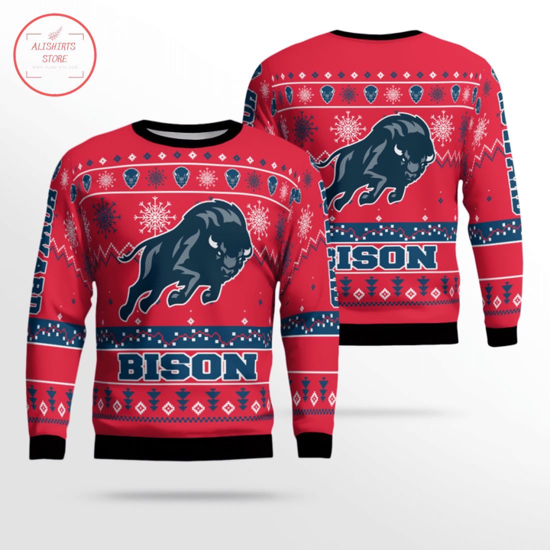 NCAA Howard Bison Ugly Christmas Sweater