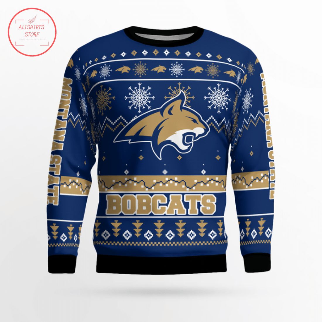 NCAA Montana State Bobcats Ugly Christmas Sweater