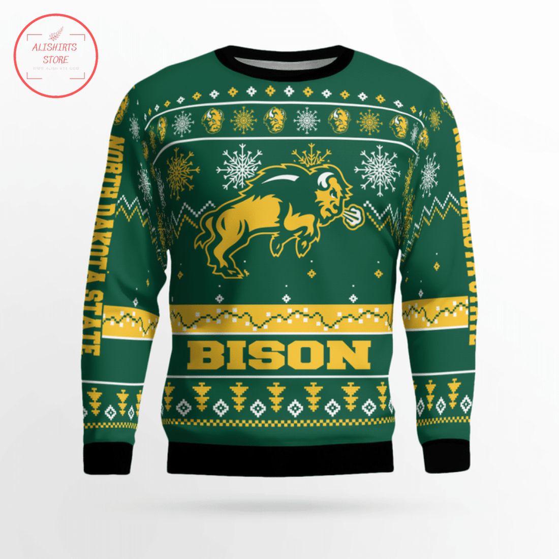 NCAA North Dakota State Bison Ugly Christmas Sweater