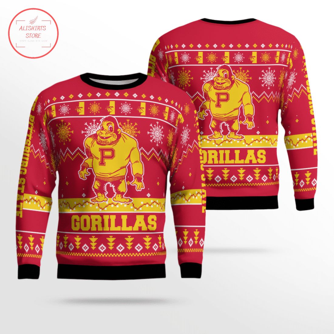 NCAA Pittsburg State Gorillas Ugly Christmas Sweater