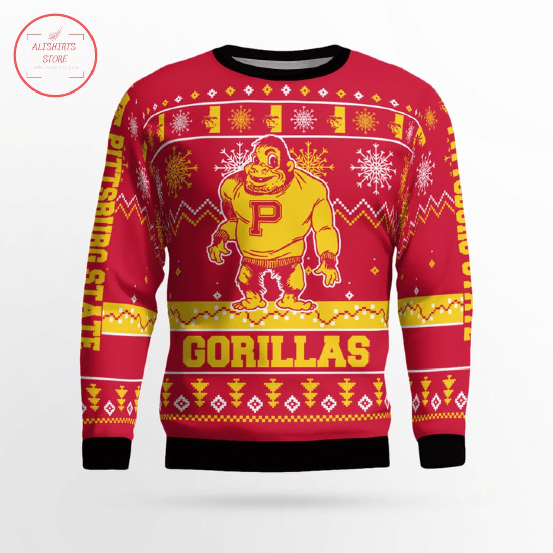 NCAA Pittsburg State Gorillas Ugly Christmas Sweater