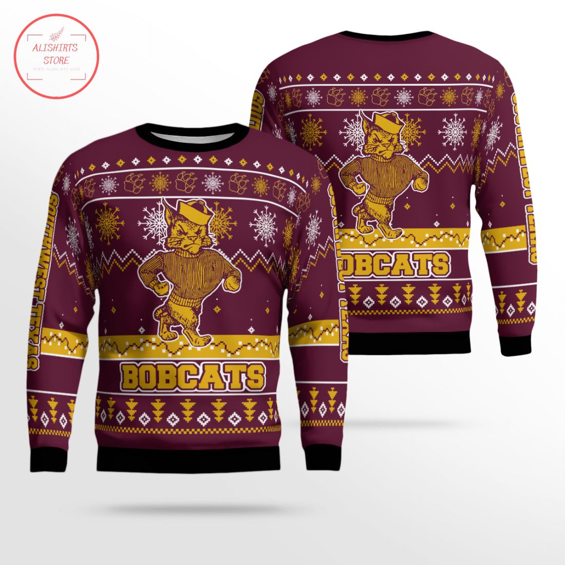 NCAA Southwest Texas Bobcats Ugly Christmas Sweater