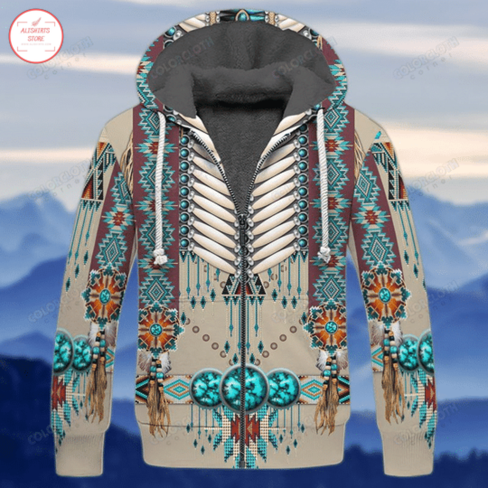 Native Pride Fleece Hoodie 3D