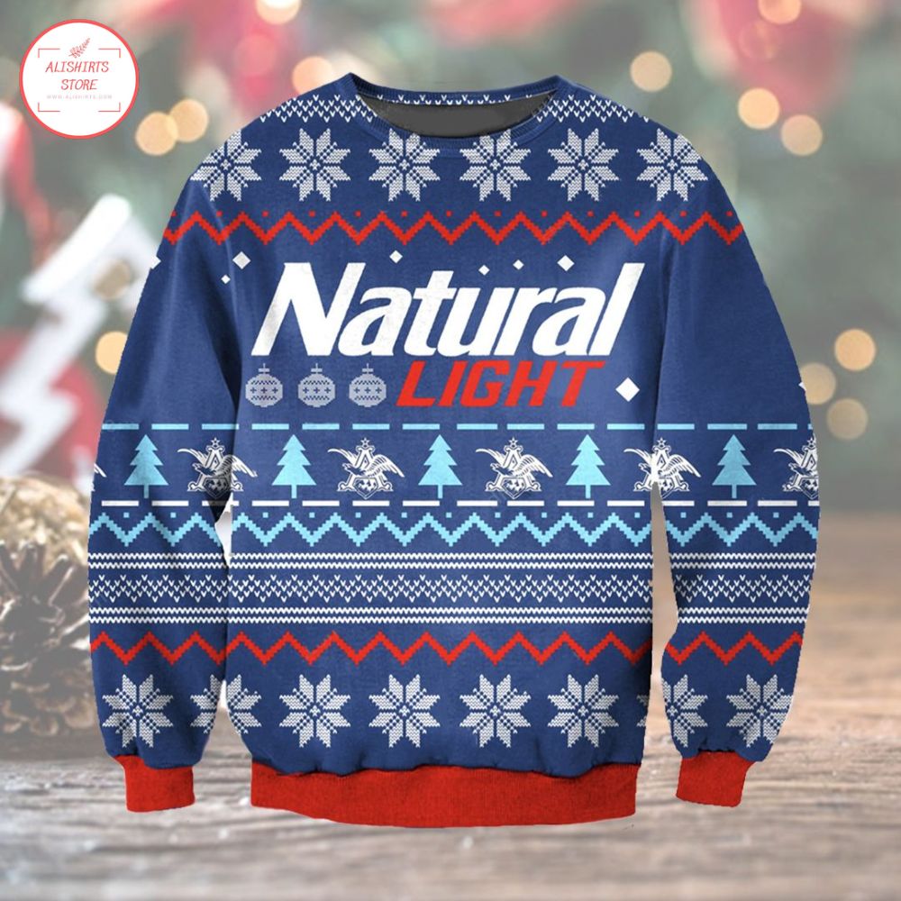 Natural Light Ugly Christmas Sweater