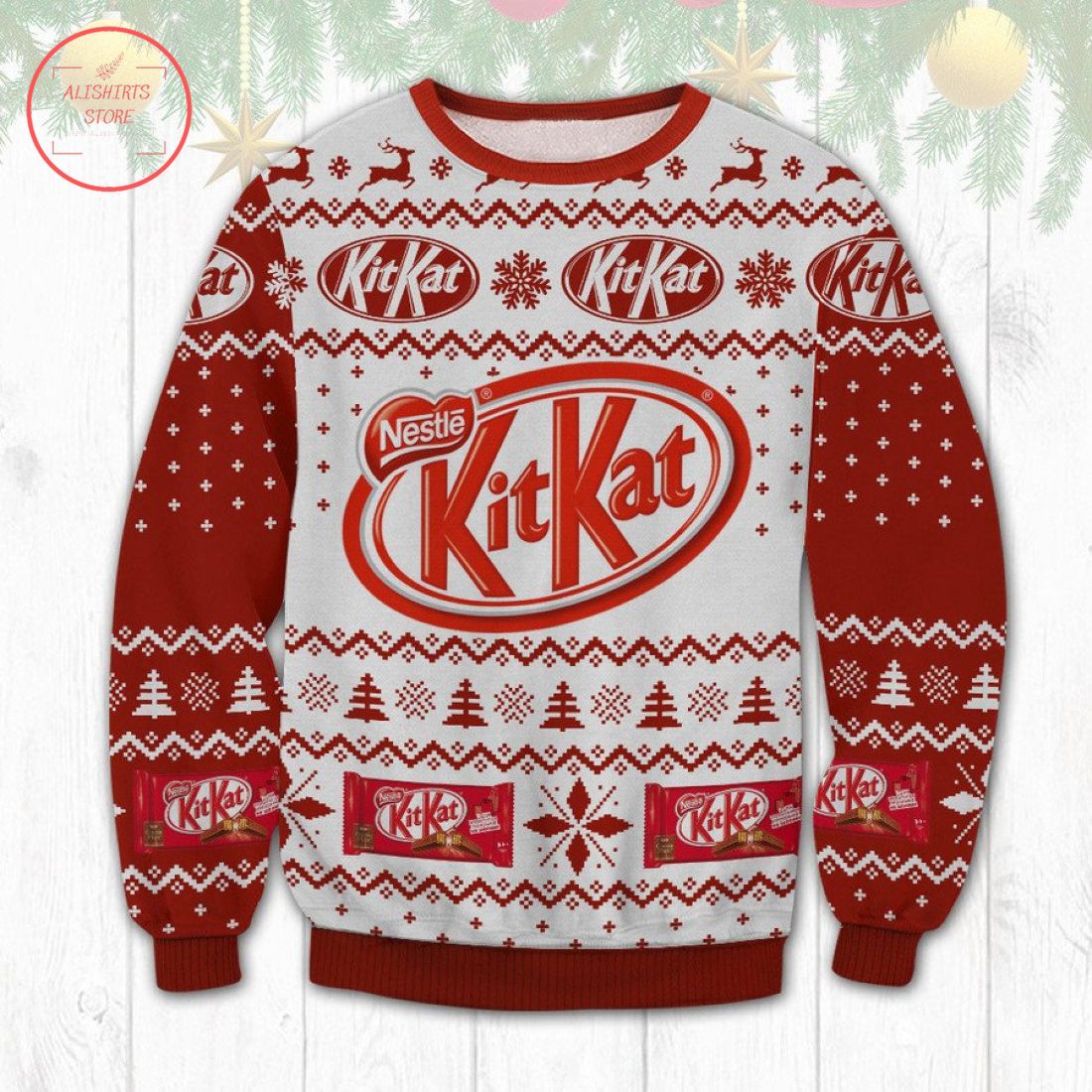 Nestle Kit Kat Ugly Christmas Sweater