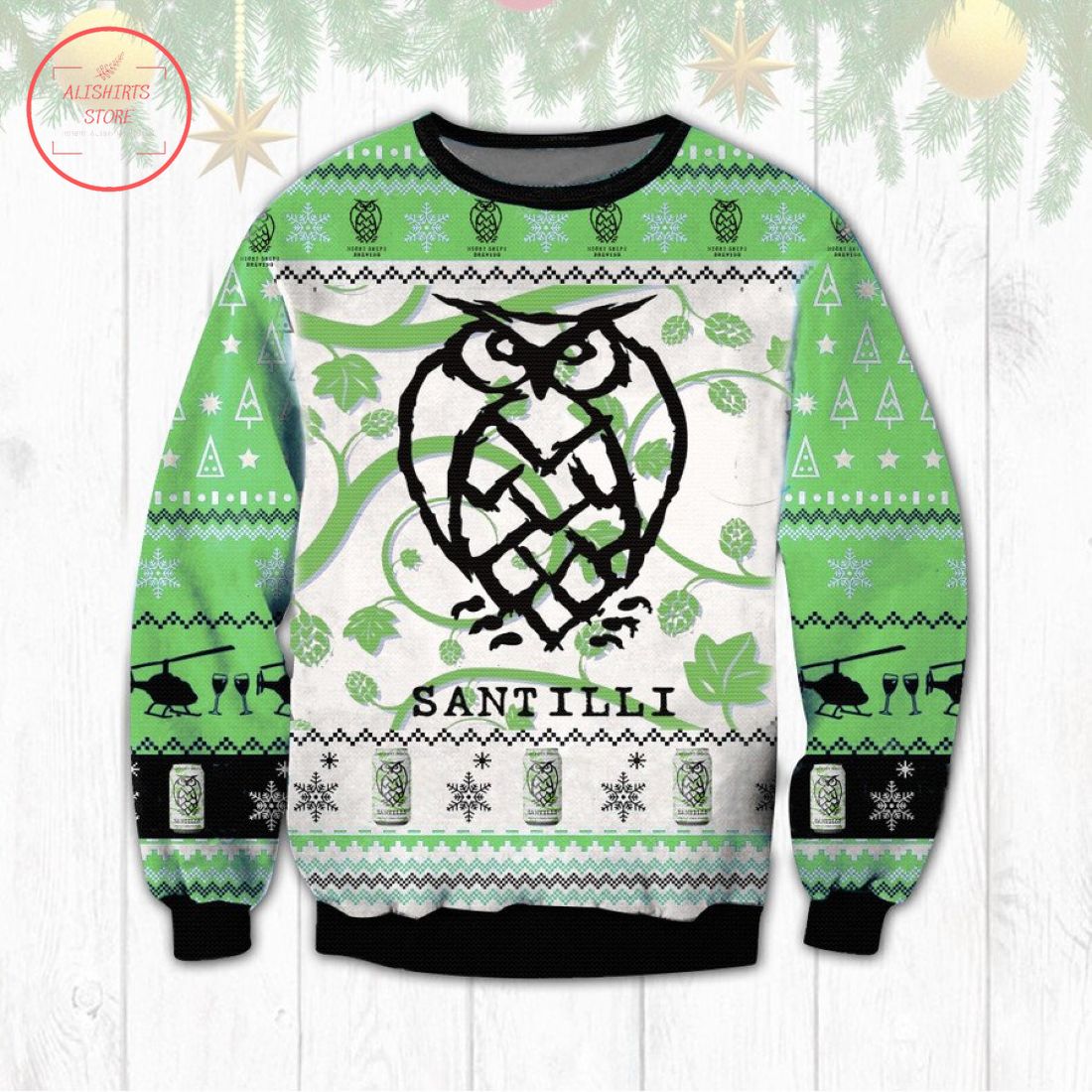 Night Shift Santilli IPA Ugly Christmas Sweater