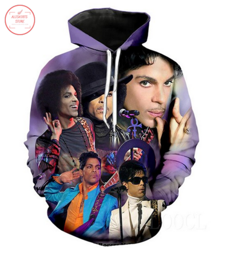 Prince 3D Printed Design T Shirt Mens Hoodie