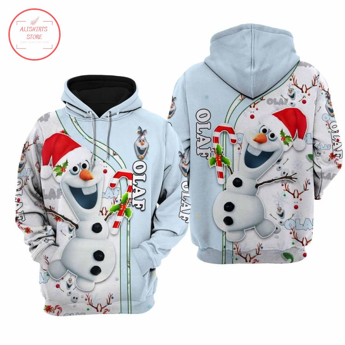 Olaf Frozen Disney Christmas Unisex Hoodie 3d