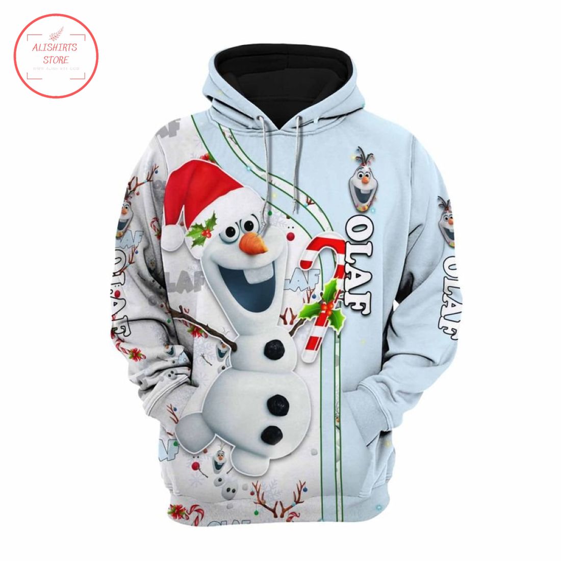 Olaf Frozen Disney Christmas Unisex Hoodie 3d