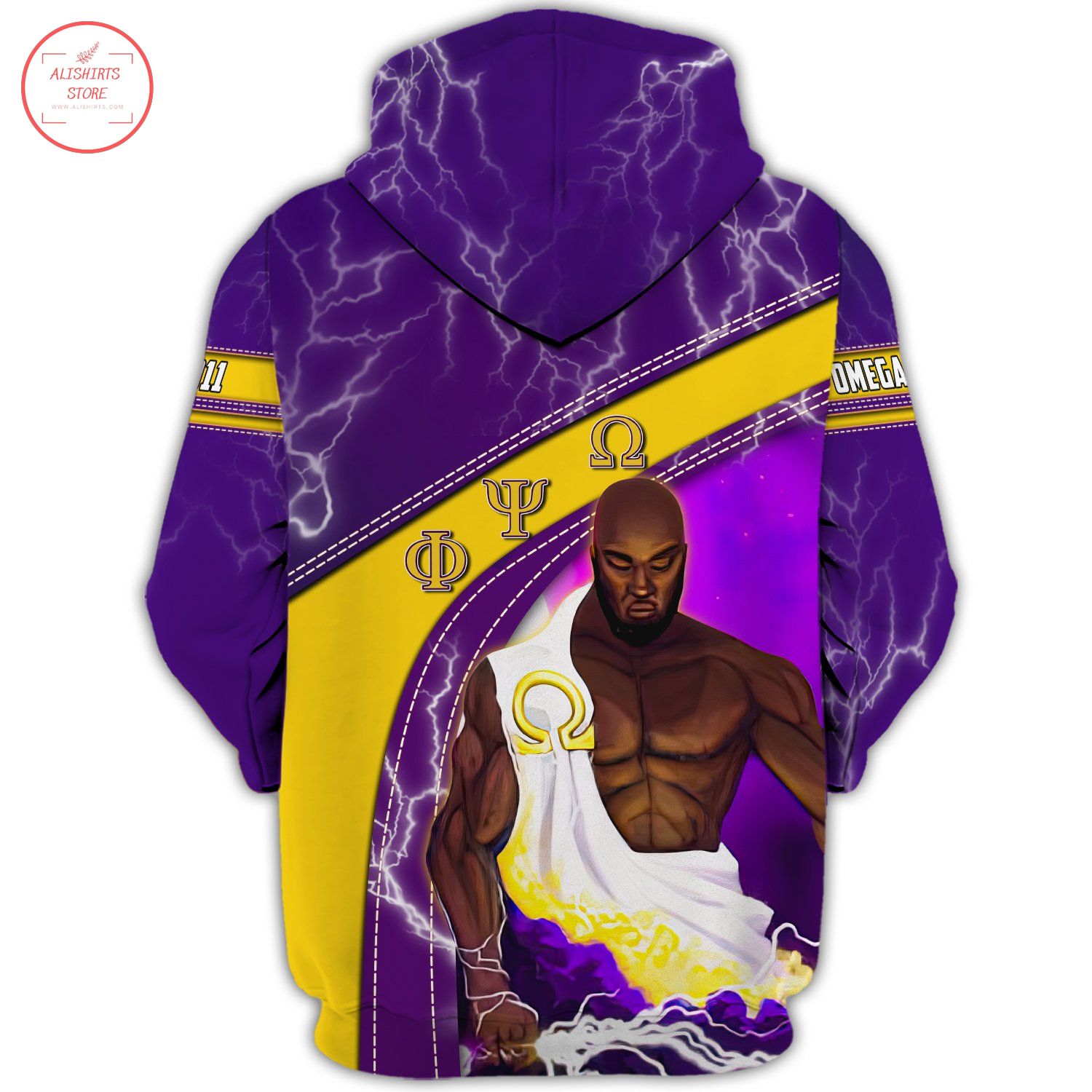 Omega Psi Phi Personalized Hoodie 3d