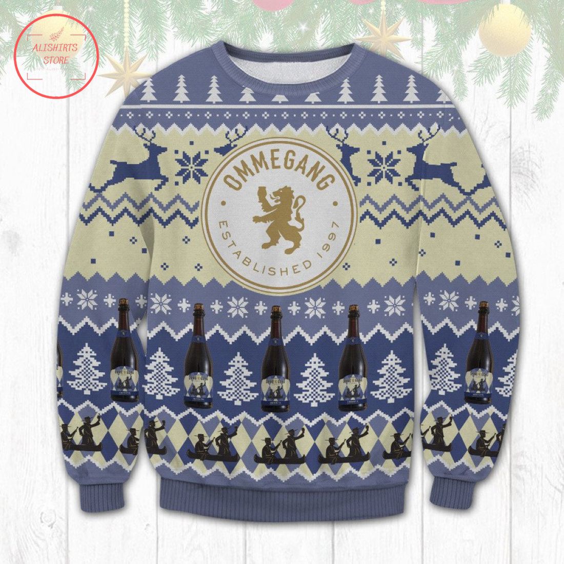 Ommegang Hennepin Ugly Christmas Sweater