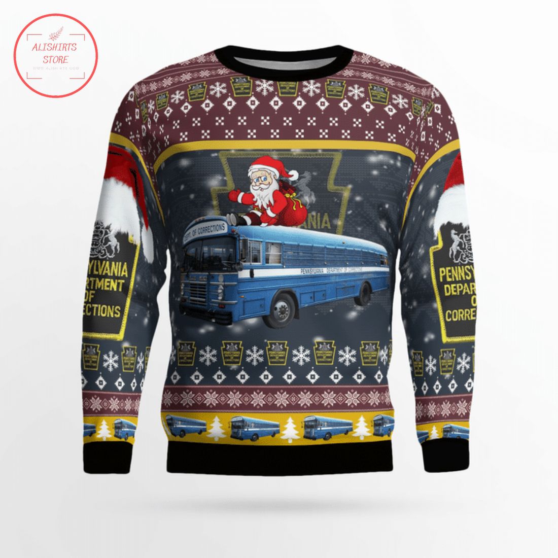 Pennsylvania Department of Corrections Ugly Christmas Sweater