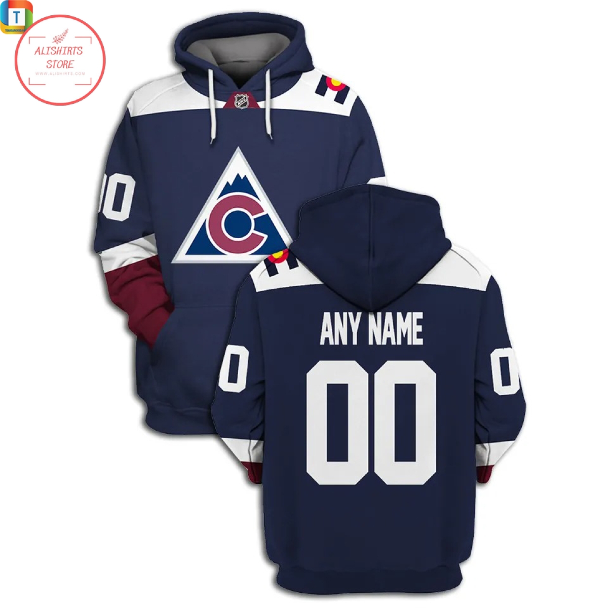 Personalized Colorado Avalanche NHL 3d hoodie