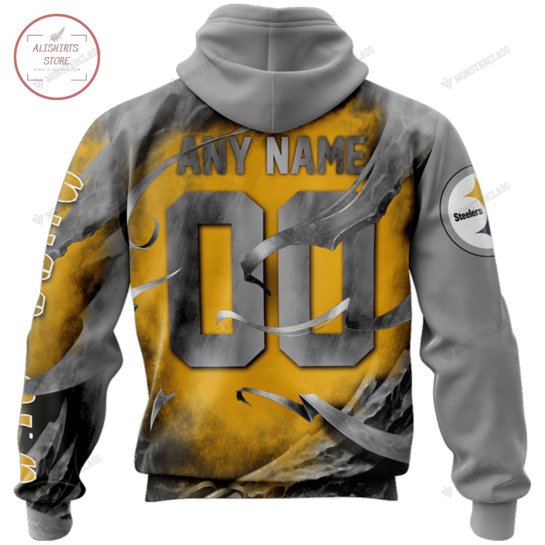 Pittsburgh steelers skull jersey 3d hoodie