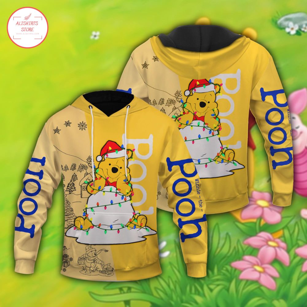 Pooh in Christmas 2021 Hoodie Shirts