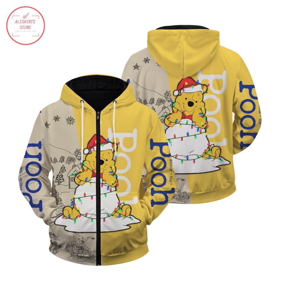Pooh in Christmas 2021 Hoodie Shirts