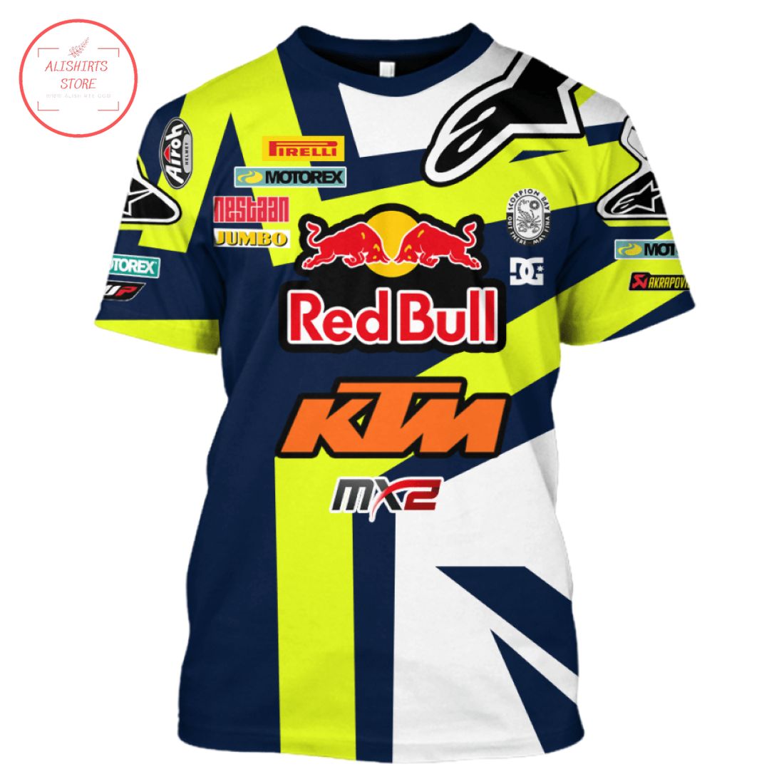 Red Bull Racing Team Personalized Full Printed Shirts