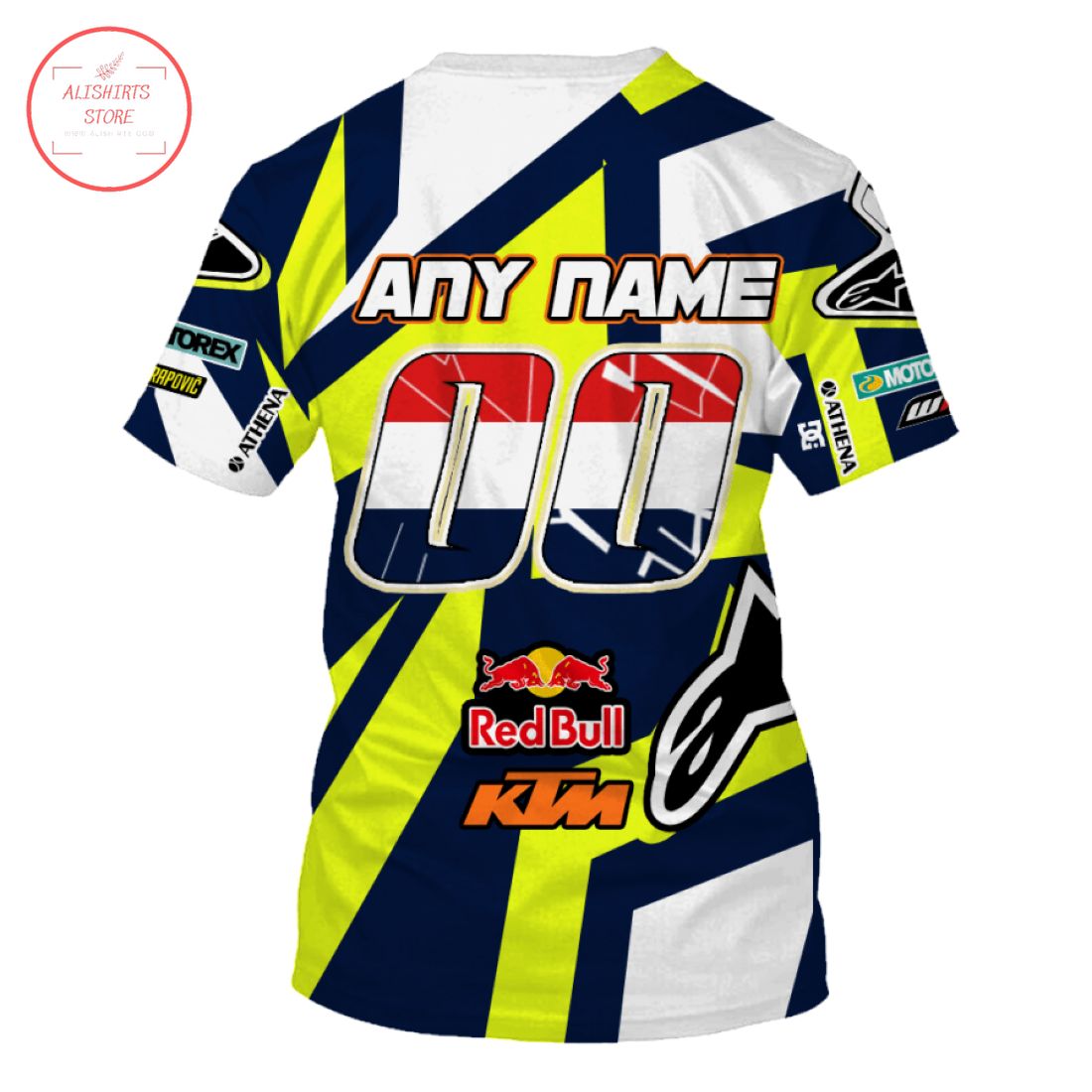 Red Bull Racing Team Personalized Full Printed Shirts