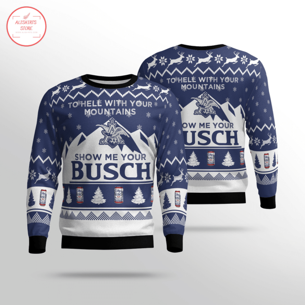 Show Me your Busch Ugly Christmas Sweater
