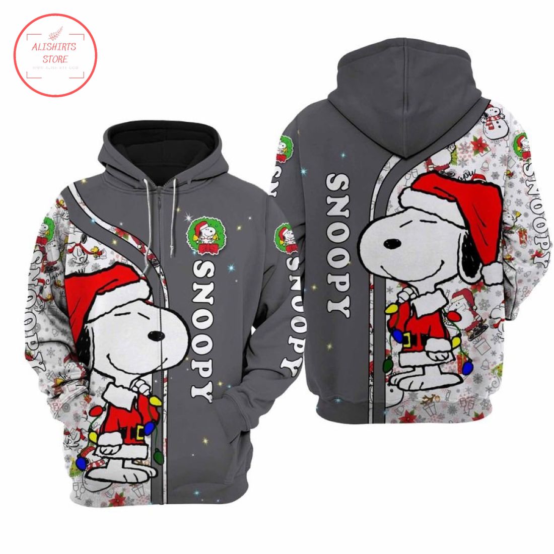 Snoopy Dog Disney Ugly Christmas Unisex Hoodie