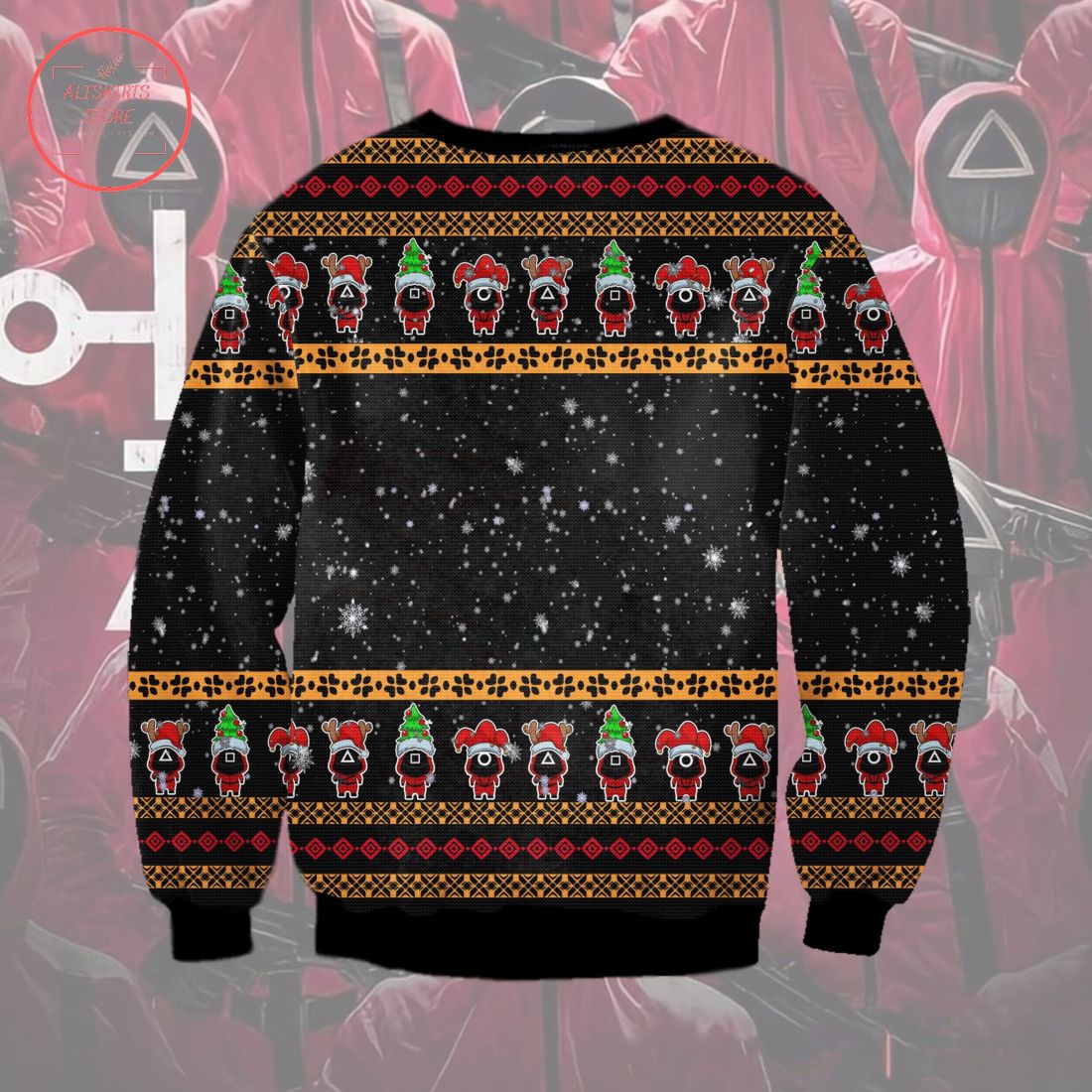 Squid Game Don't Get Eliminated on Christmas Ugly Sweater