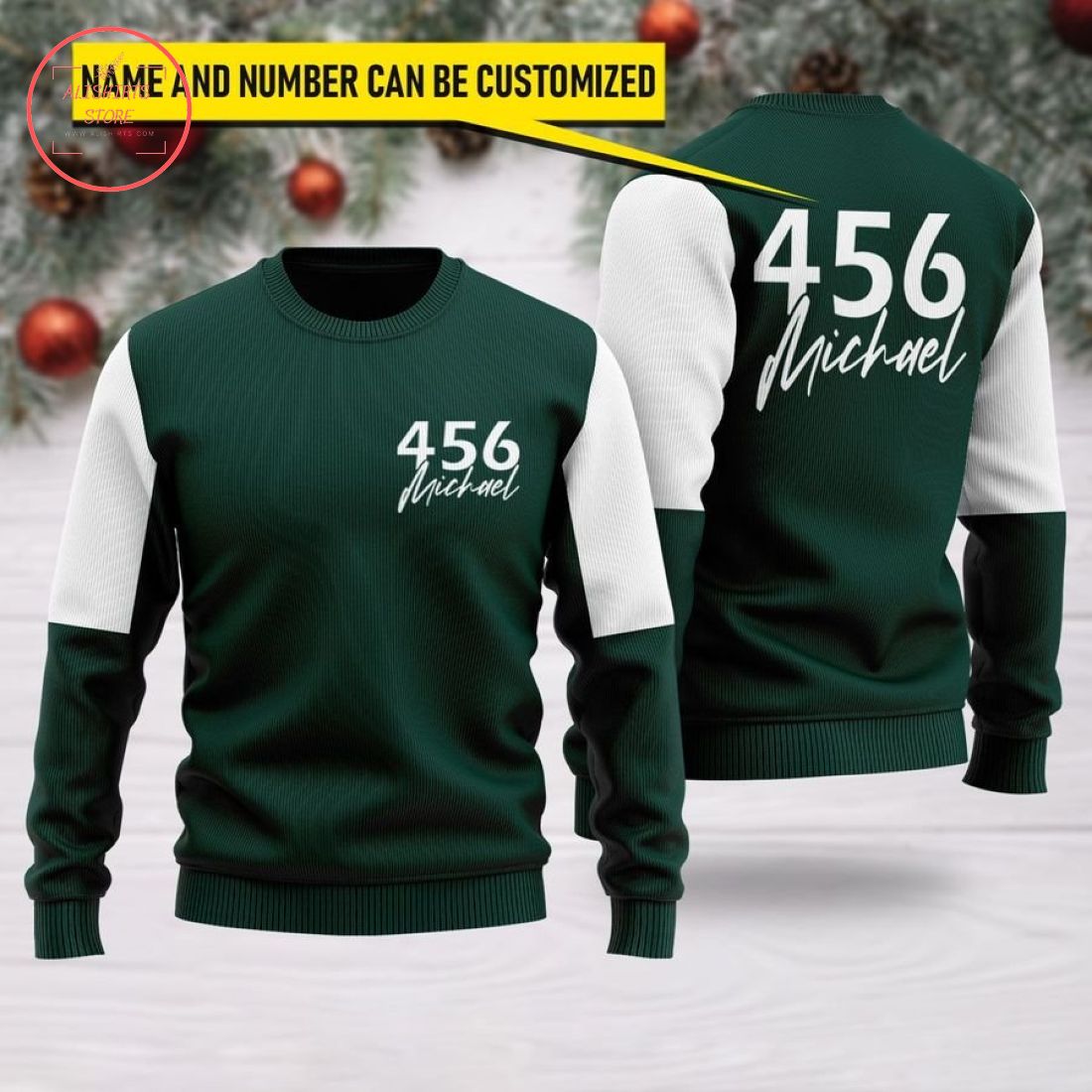 Squid Game Personalized Ugly Sweater